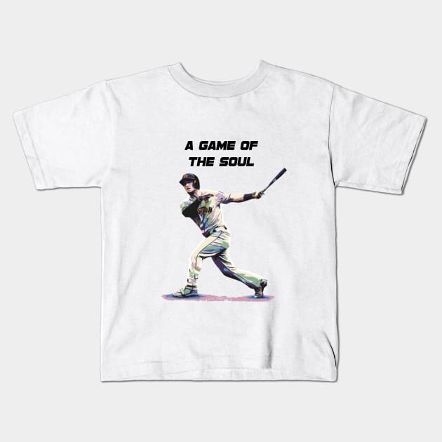 Baseball 'Game of the Soul'  pop Swing G1 Kids T-Shirt by FasBytes